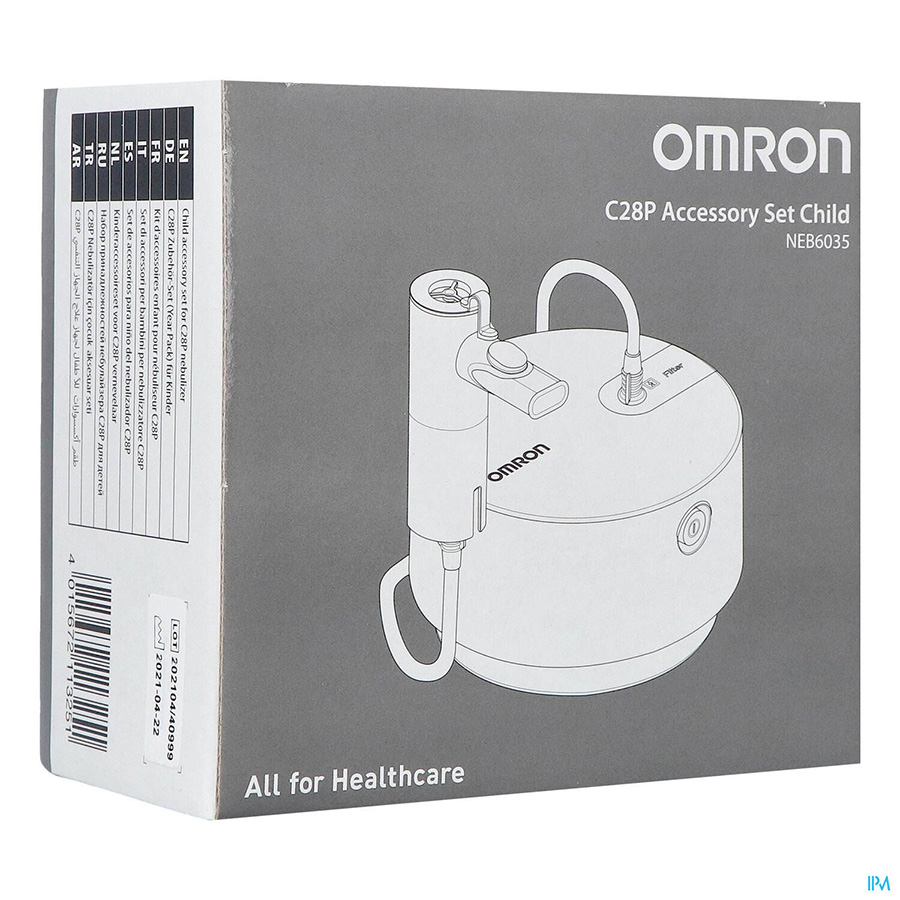 Set-Kit-nebulizare-aparat-aerosoli-Omron-C105-X105-Advanced-Year-Pack-NEB6035-cutie