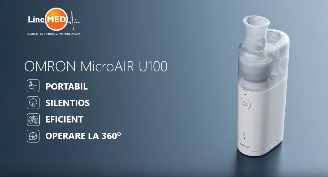 aparat-aerosoli-ultrasunete-OMRON-U100-tehnologie-MESH-avantaje